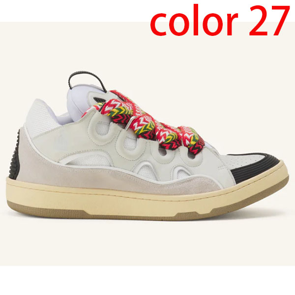 Lanvin LEATHER CURB SNEAKERS CA60060011