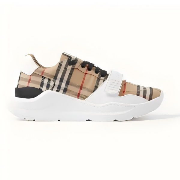 Burberry Check, Suede and Leather Sneakers CB40330031