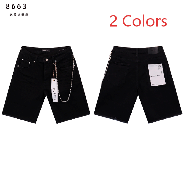 Purple Brand P011 Raw Hem Denim Shorts AO80005014