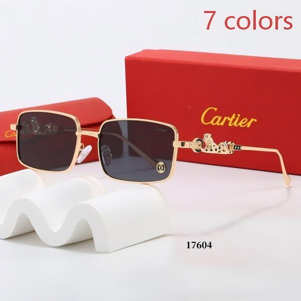 Cartier 17604 Panthère Rectangular Sunglasses DO60136012