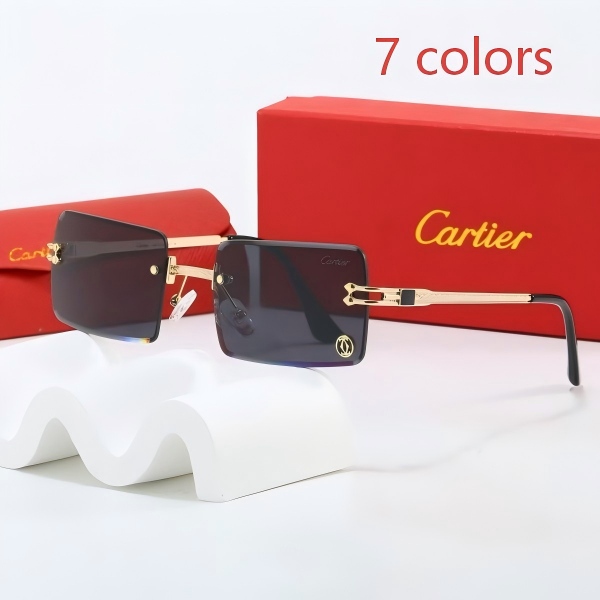 Cartier 11352 C Décor Rimless Sunglasses DO60136016