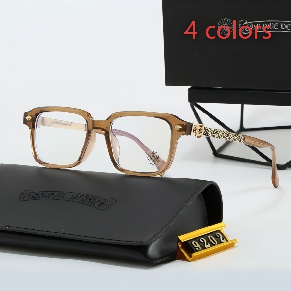 Chrome Hearts 9202 Flat-Top Rectangular Eyeglasses Frame DO50145011