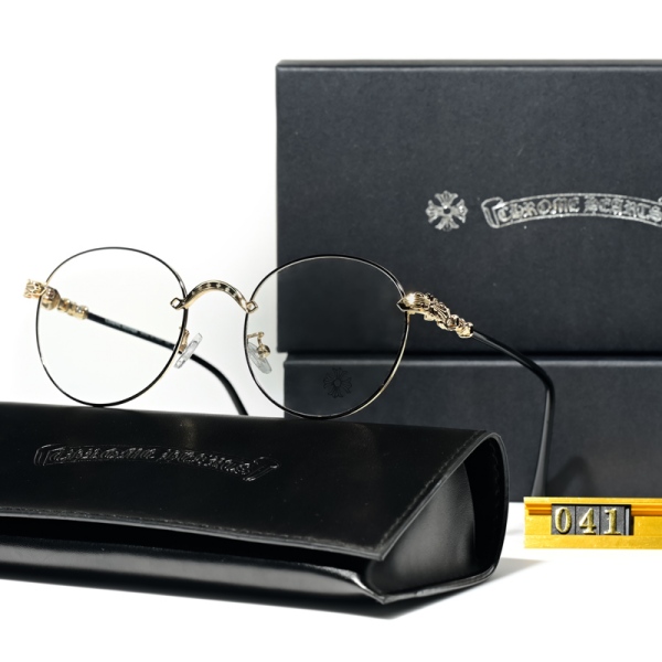 Chrome Hearts 041 Round Metal Eyeglasses Frame DO55145013