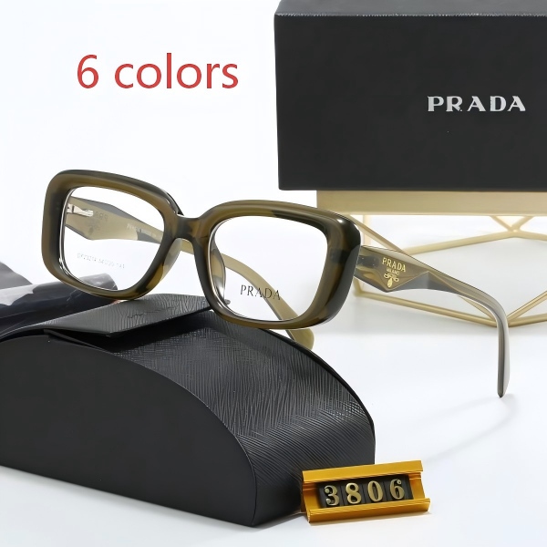 Prada 3806 Rounded Square Eyeglasses Frame DO50101006